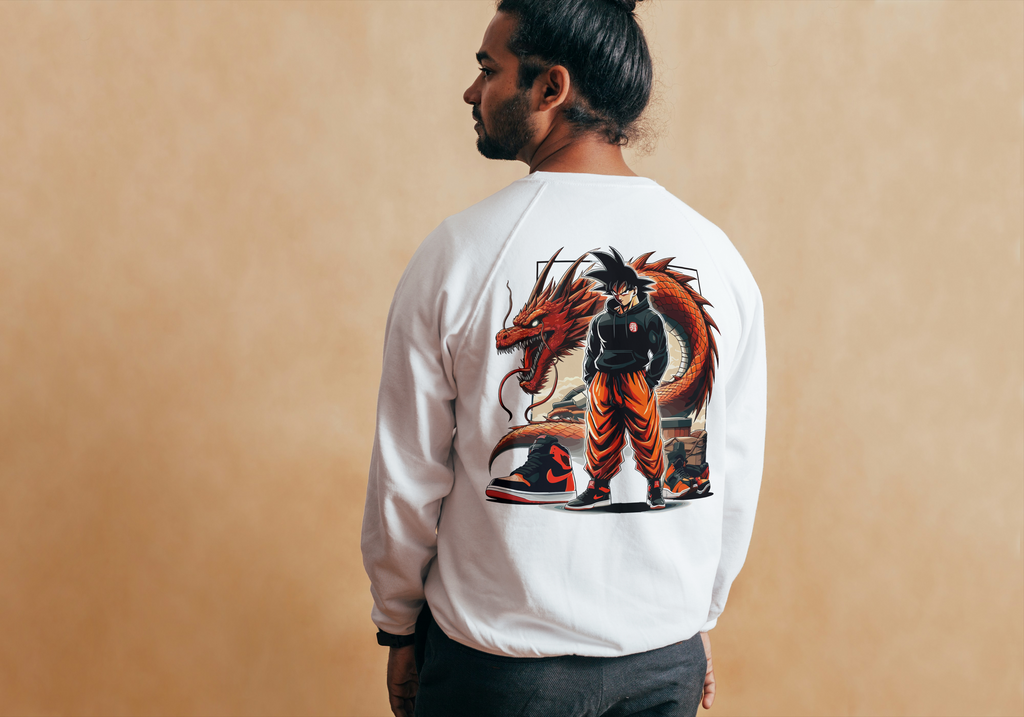 Sudadera Anime Streetwear Back Print – Unisex